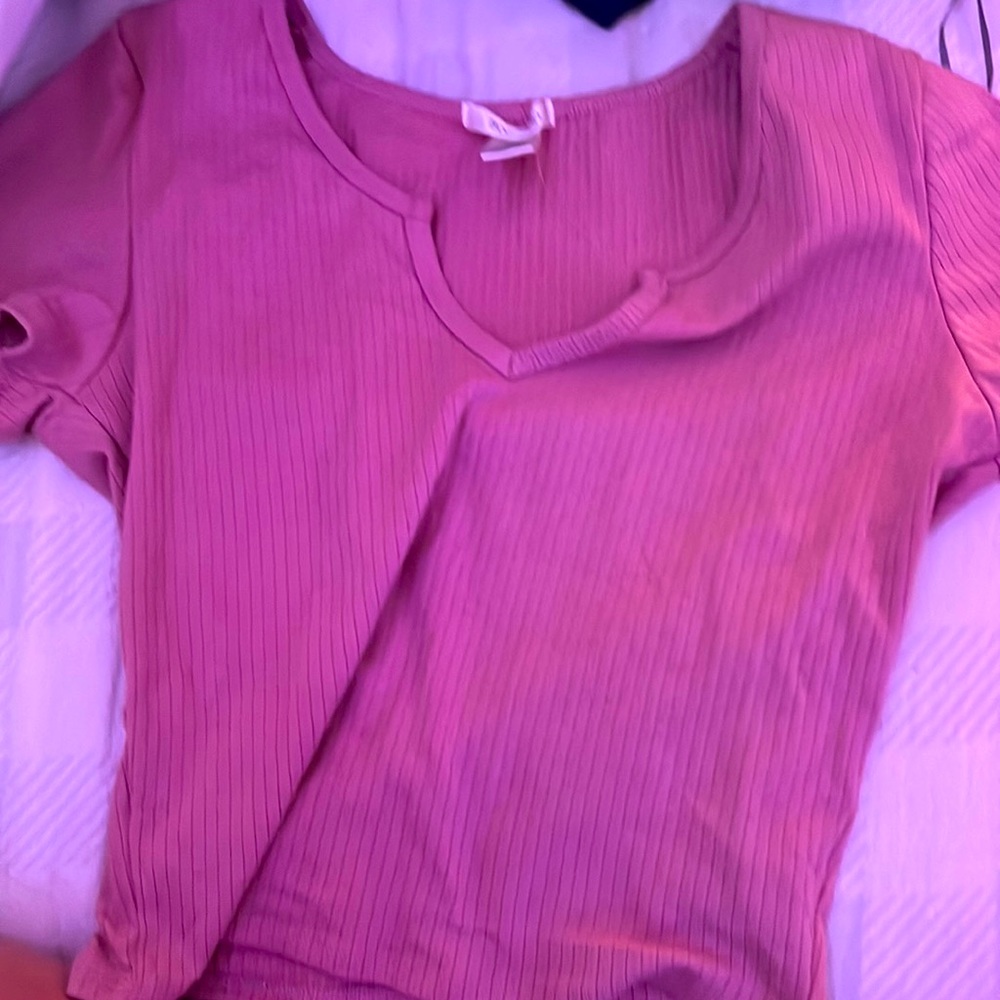 Ribbed tee